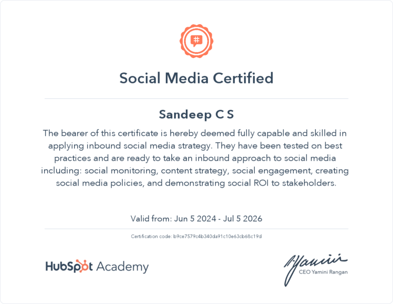 Social Media Certified