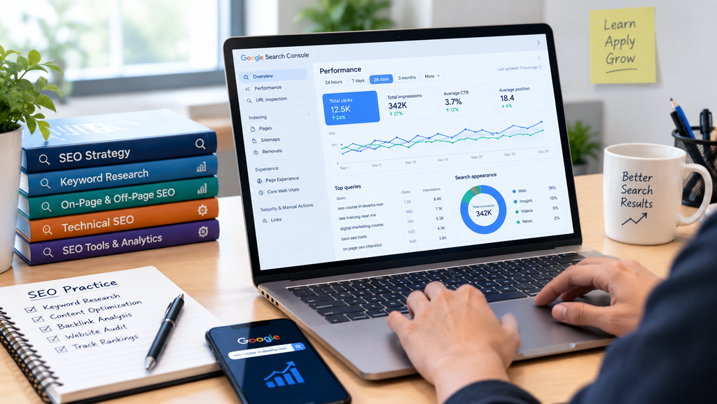 SEO practical training and website optimization