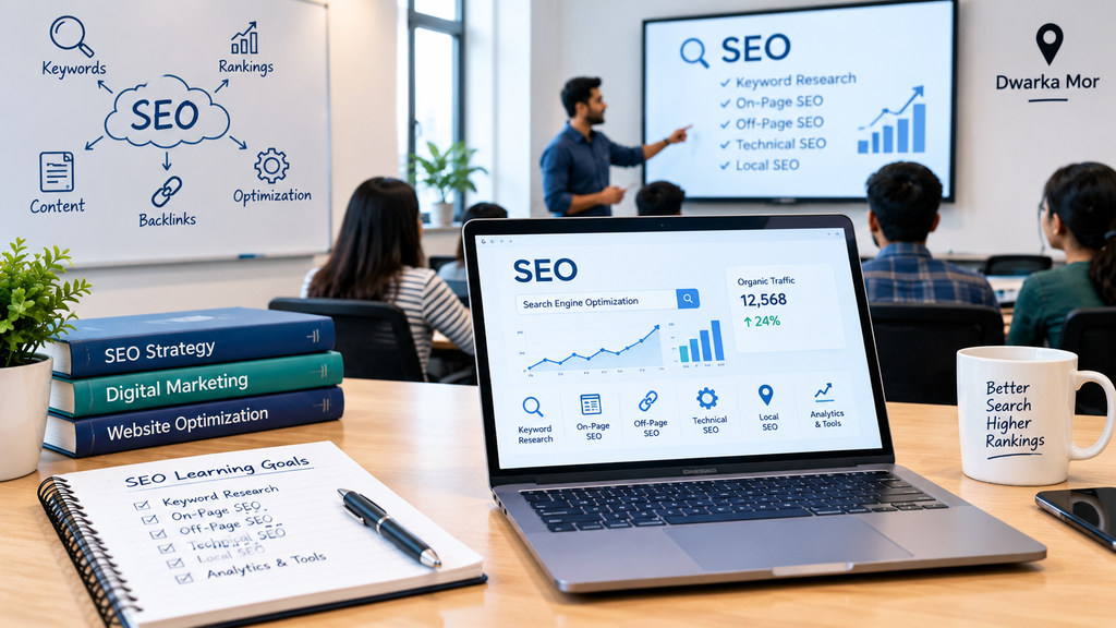SEO course and search engine optimization learning